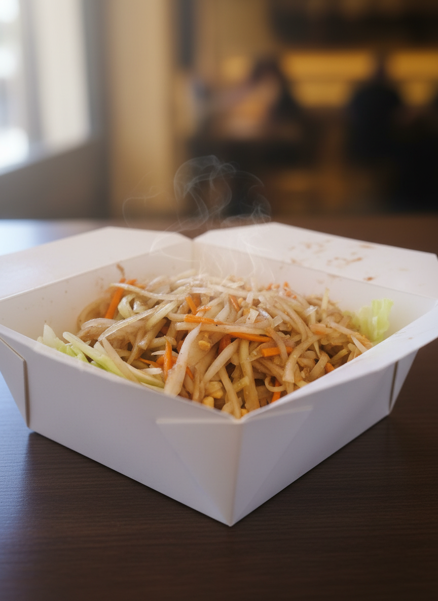 Stir-fried noodle dish